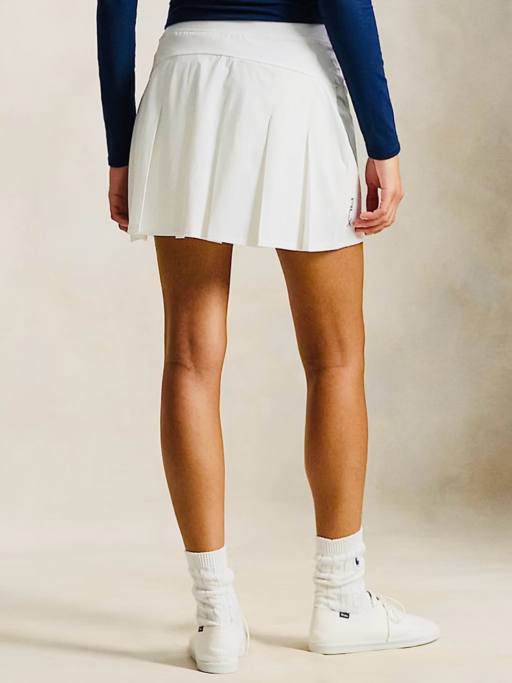 RLX Ralph Lauren White Pleated Performance Tennis Golf Skort L NWT - Picture 3 of 14